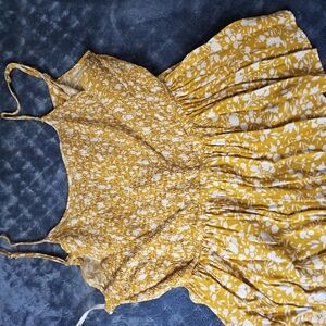 SHEIN YELLOW FLOWER SHIRT